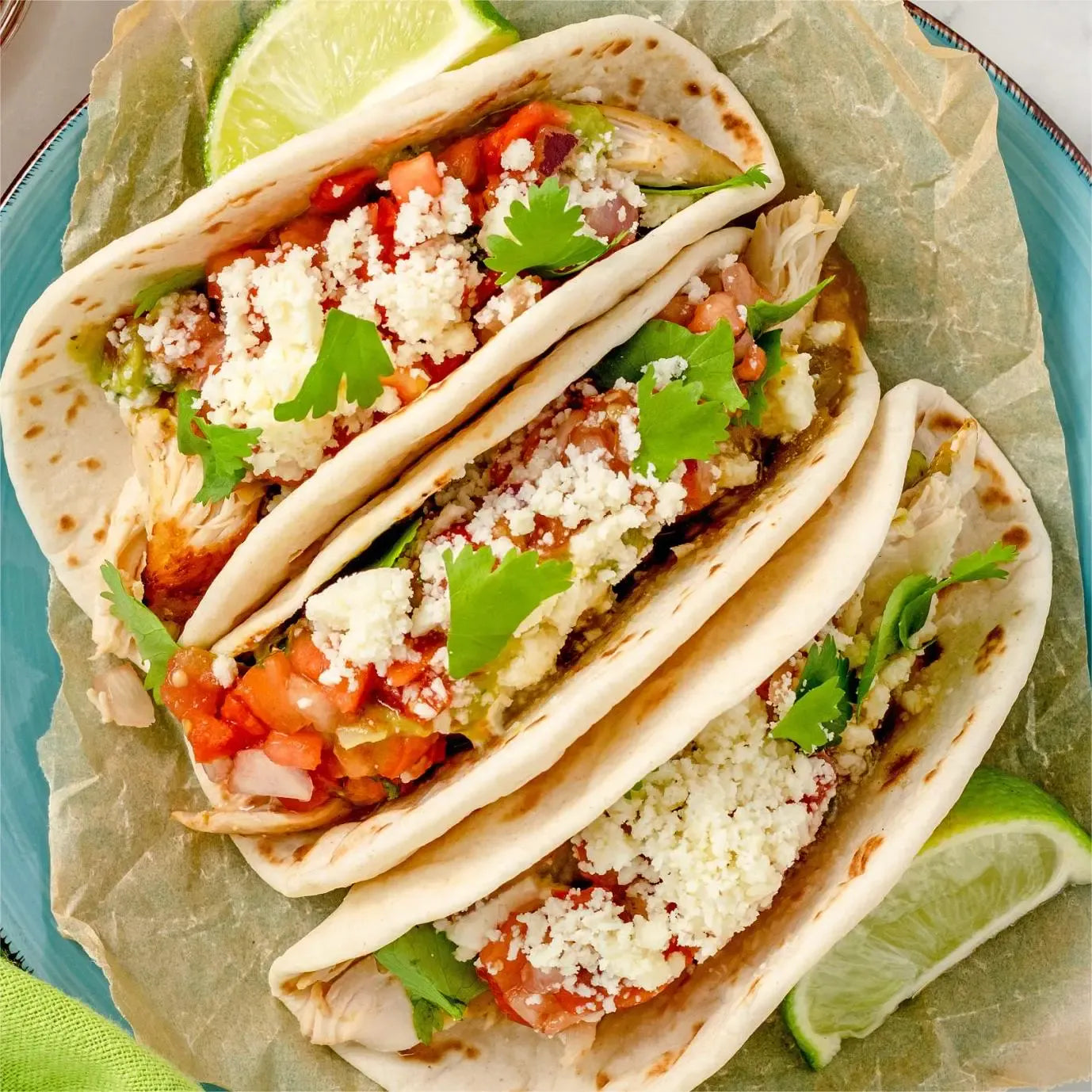 Chicken and Feta Tacos