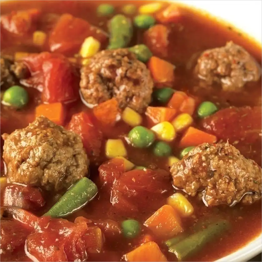 Cozy Comfort Meatball Soup