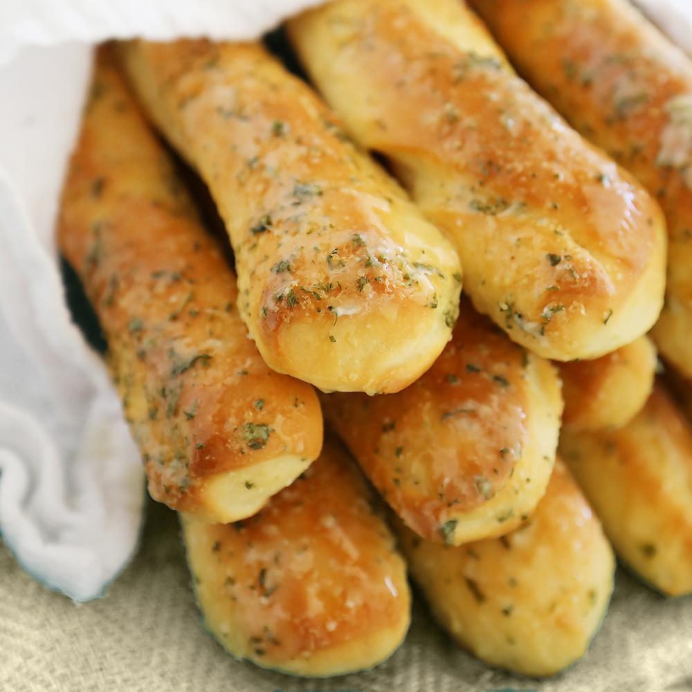 Homemade Buttery Breadsticks