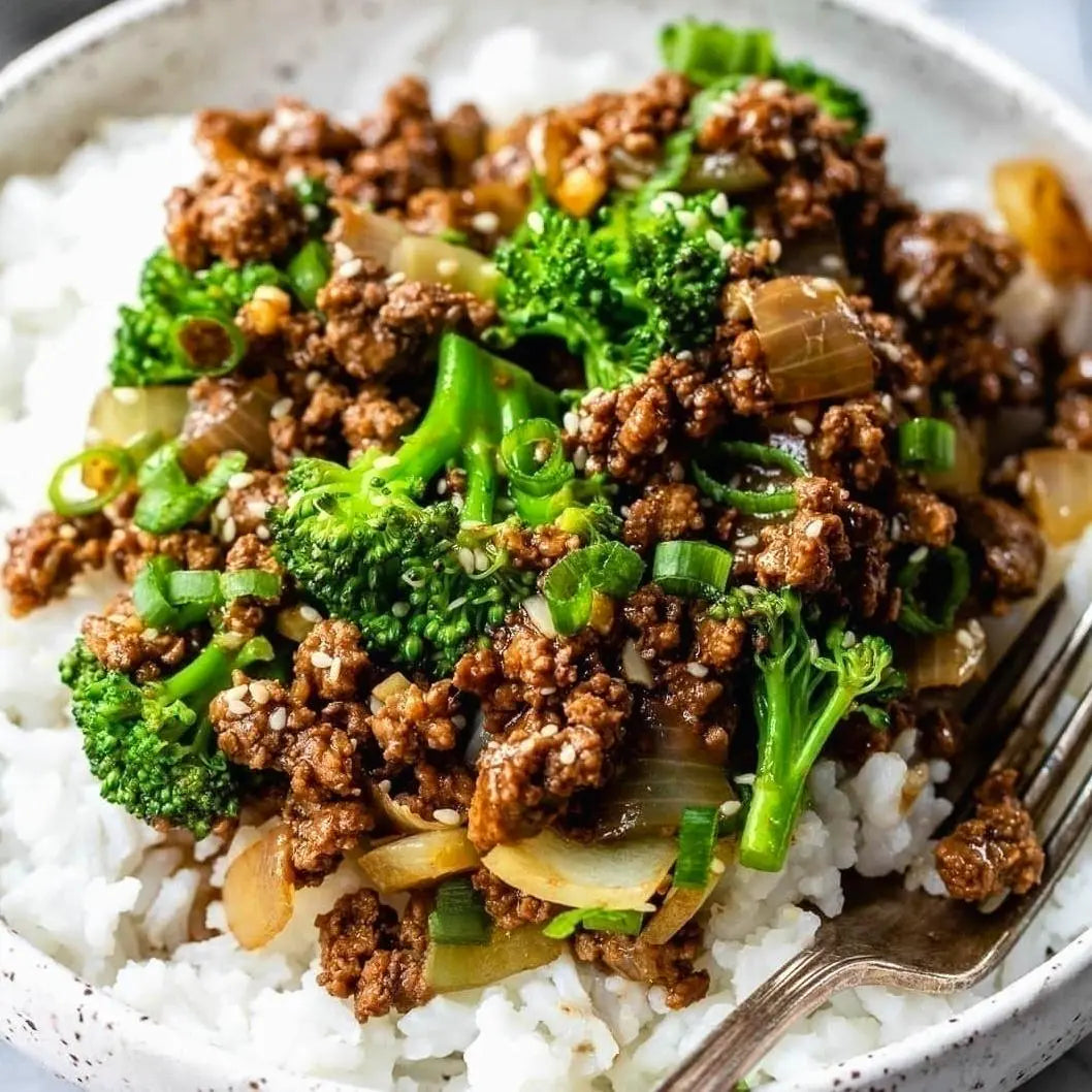 Savory Ground Beef and Broccoli Stir-Fry