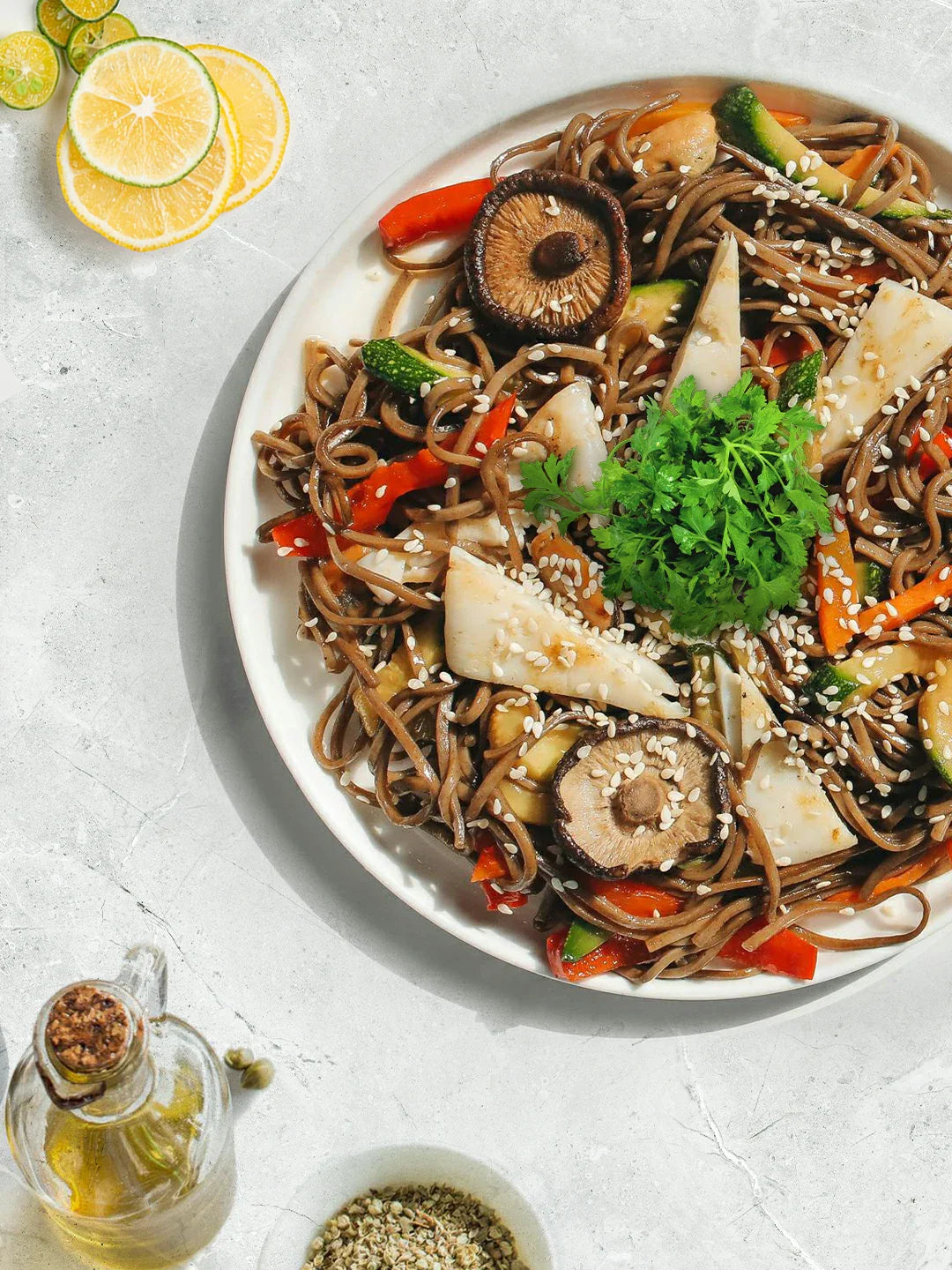 Savory Soba Noodle Stir-Fry