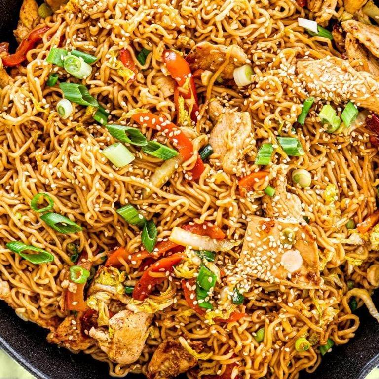 Speedy Chicken Ramen Stir Fry