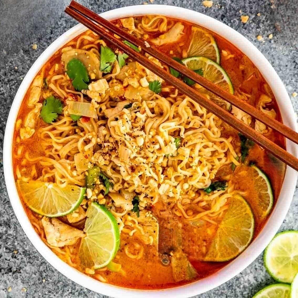 Fusion Feast: Thai-Inspired Curry Ramen