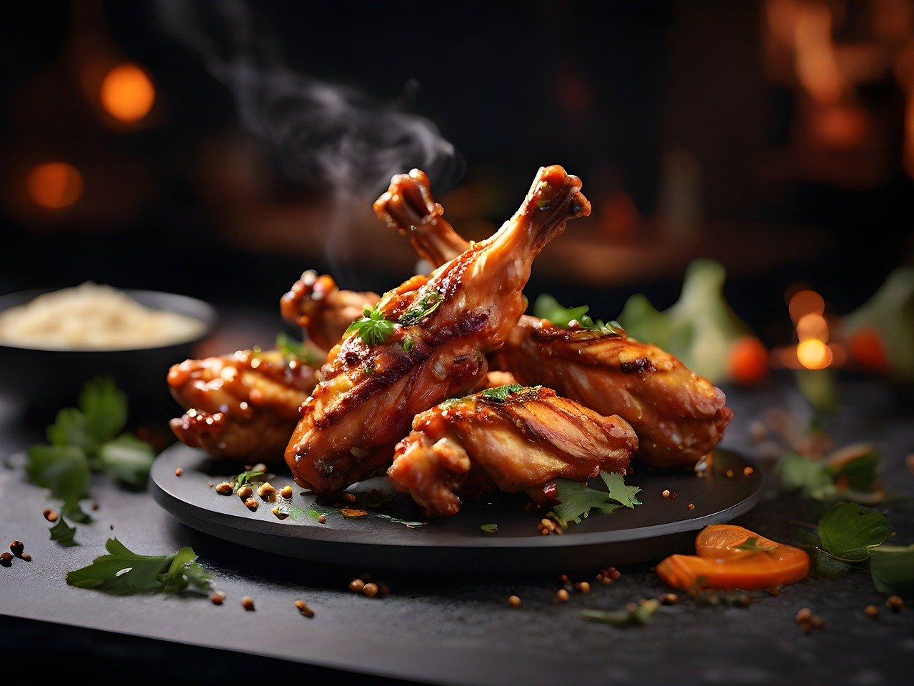 Honey Garlic Roasted Chicken Thighs and Vegetables