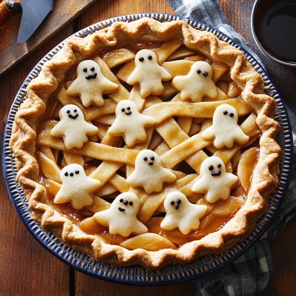 Spooky Apple Pie with a Twist