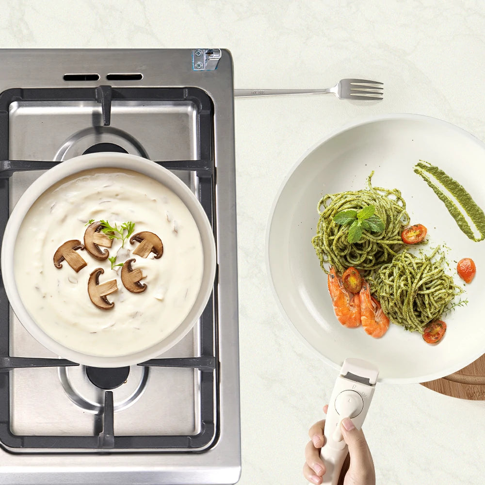 Cookware Handel Sample Detachable Handle Cookware | Non-Toxic, Induction-Ready Ceramic Pans