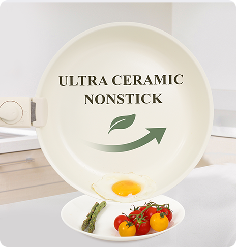 Nonstick Cookware with Ceramic Coating