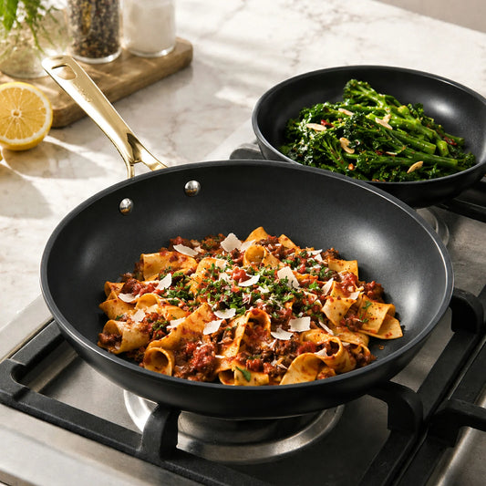Chef Power Black Cookware Suitable for Gas Cooktop