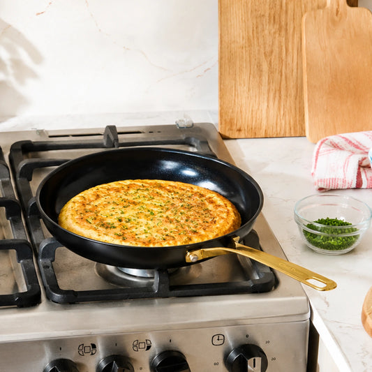 Chef Power Black Frying Pan Compatible with All Stoves