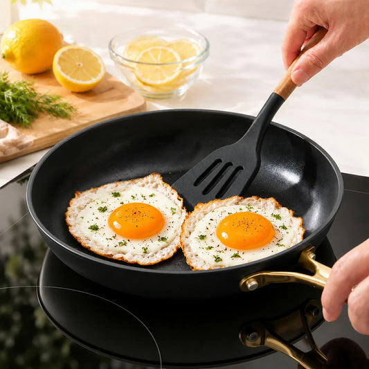 Chef Power Black Frying Pan Nontick Suitable for Induction Cooktop
