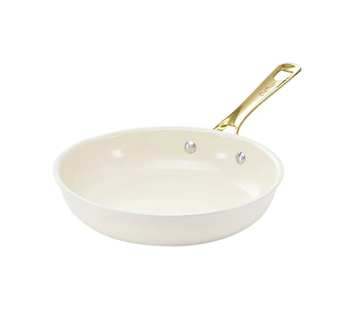 Chef Power Ceramic 10" Frying Pan Cream White