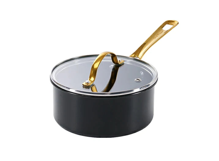 Chef Power Ceramic 3.2QT saucepan with Lid Taupe