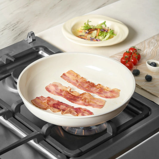 Chef Power detachable handle ceramic nonstick cookware set healthy cooking