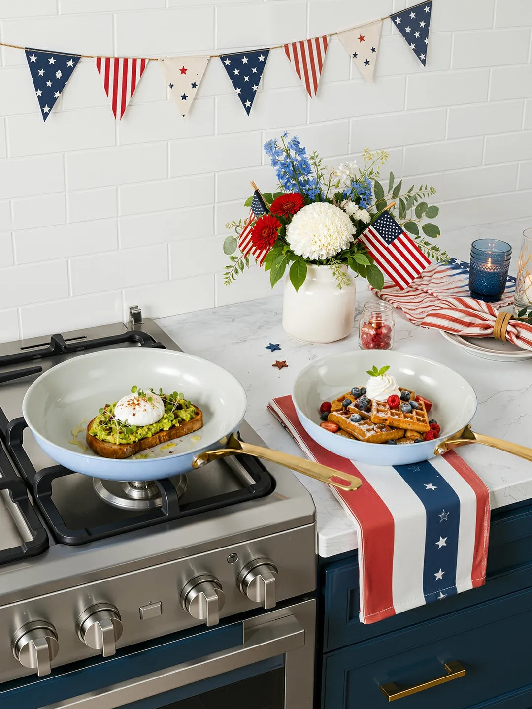 Chef Power Happy Independence Day Nonstick Ceramic Fry Pan