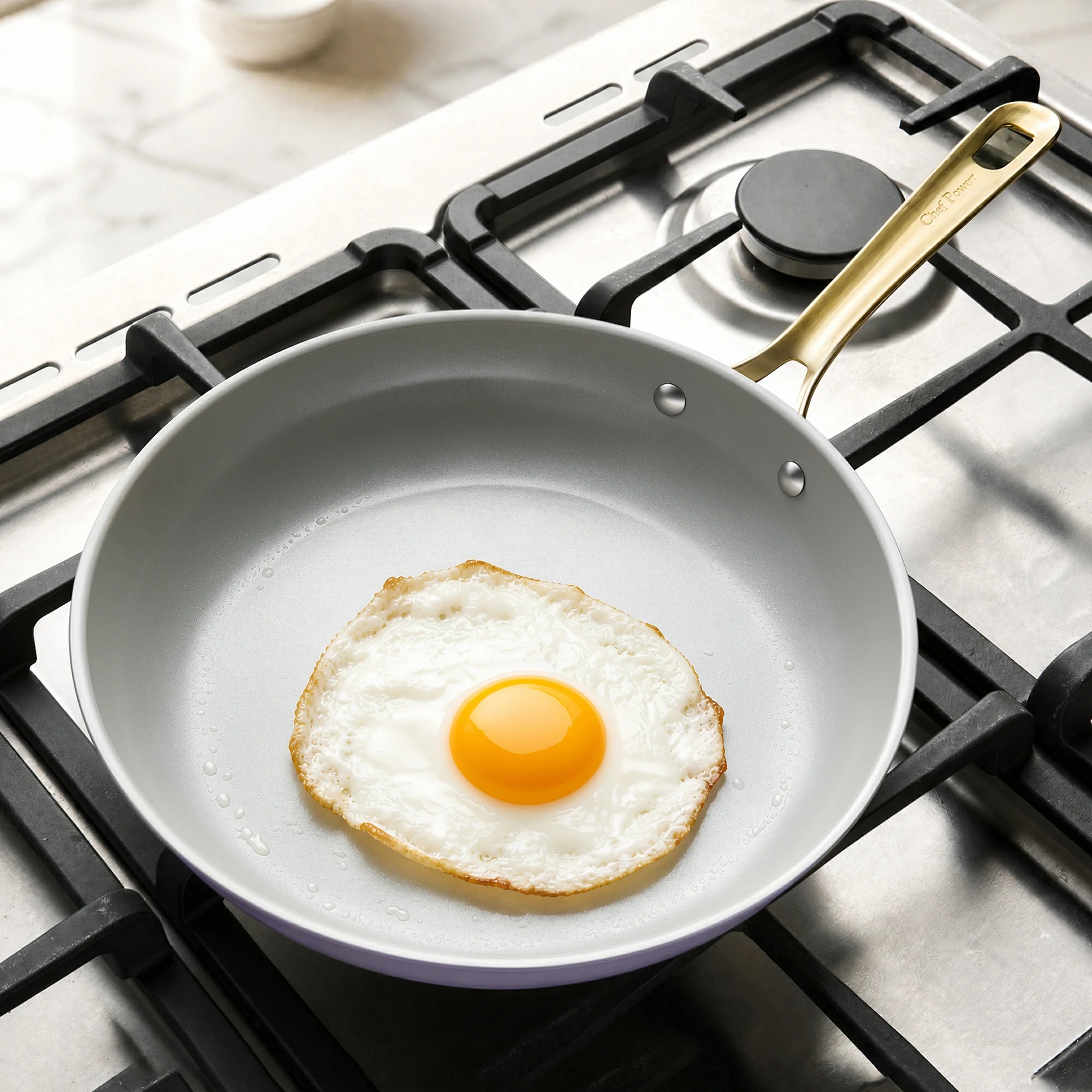 Chef Power Light Purple Nonstick Frying Pan Compatible with All Stoves
