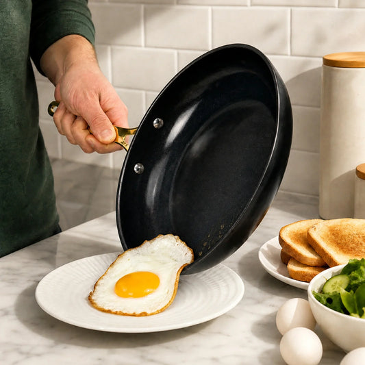 Chef Power Nonstick Ceramic Black Frying Pan