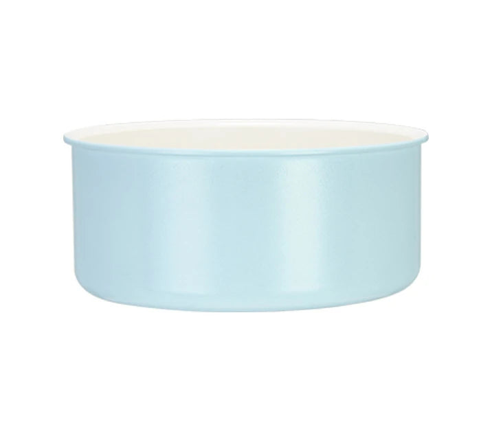 chef power nonstick nontoxic cookware set 19pcs light blue pots and pans with clip handle saucepan