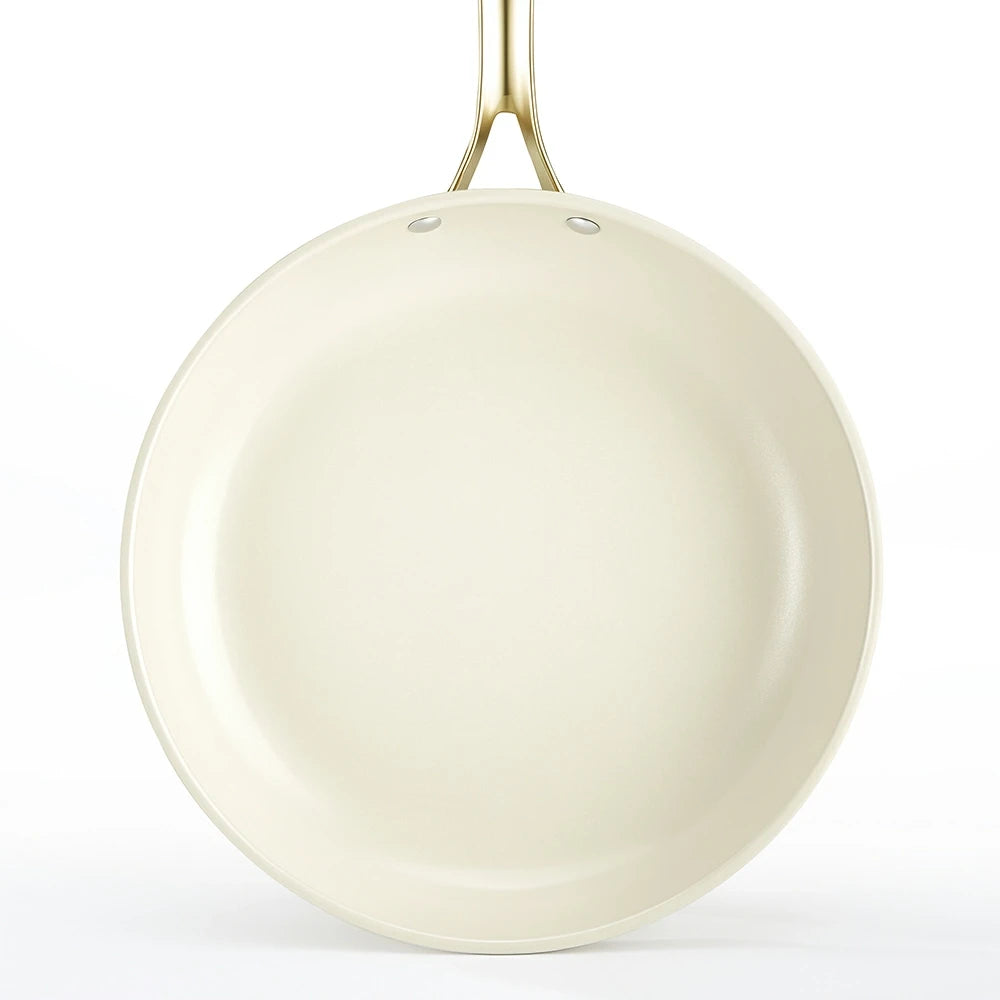 Chef Power Nonstick White Frying Pan Detail