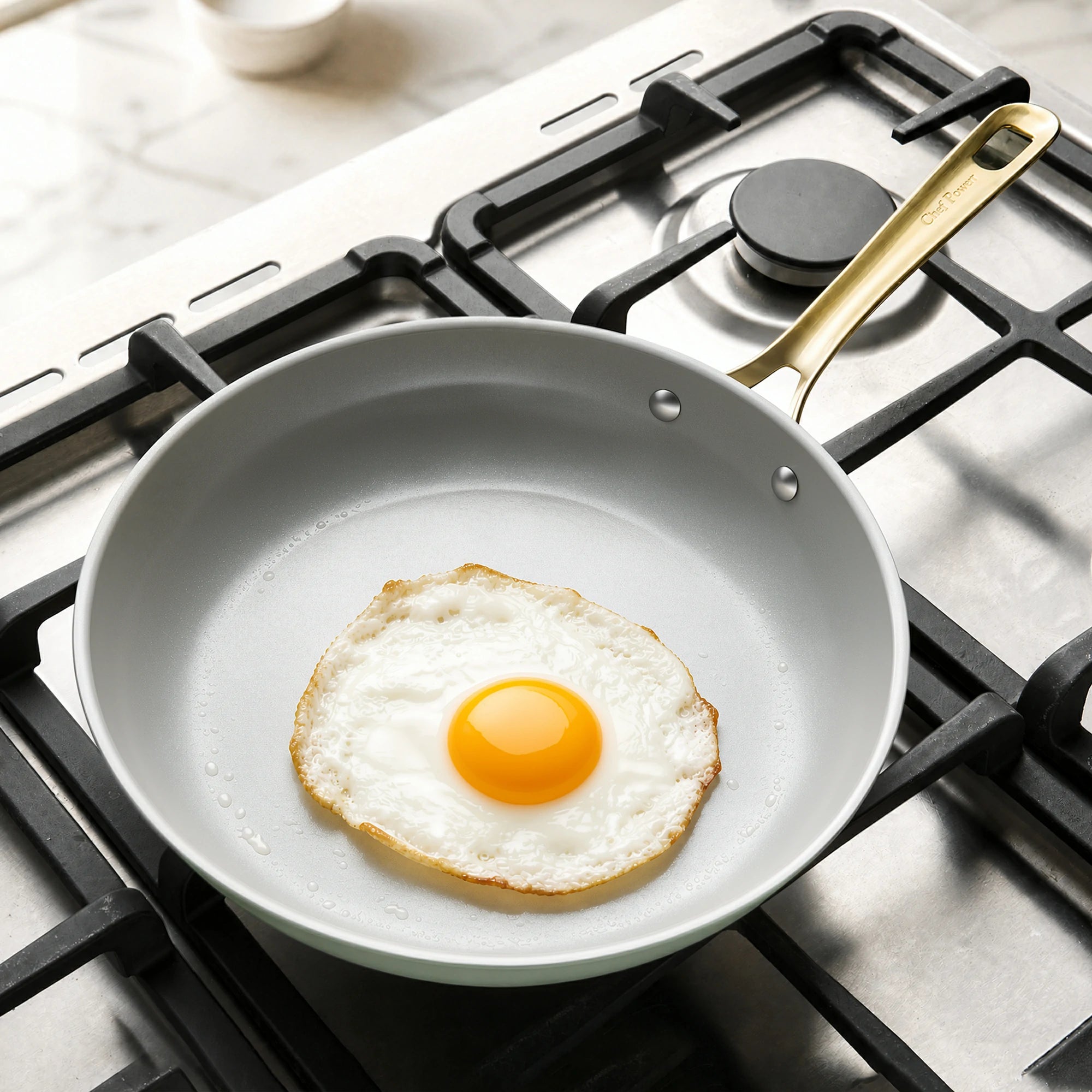 Chef Power Sage Green Nonstick Frying Pan Compatible with All Stoves