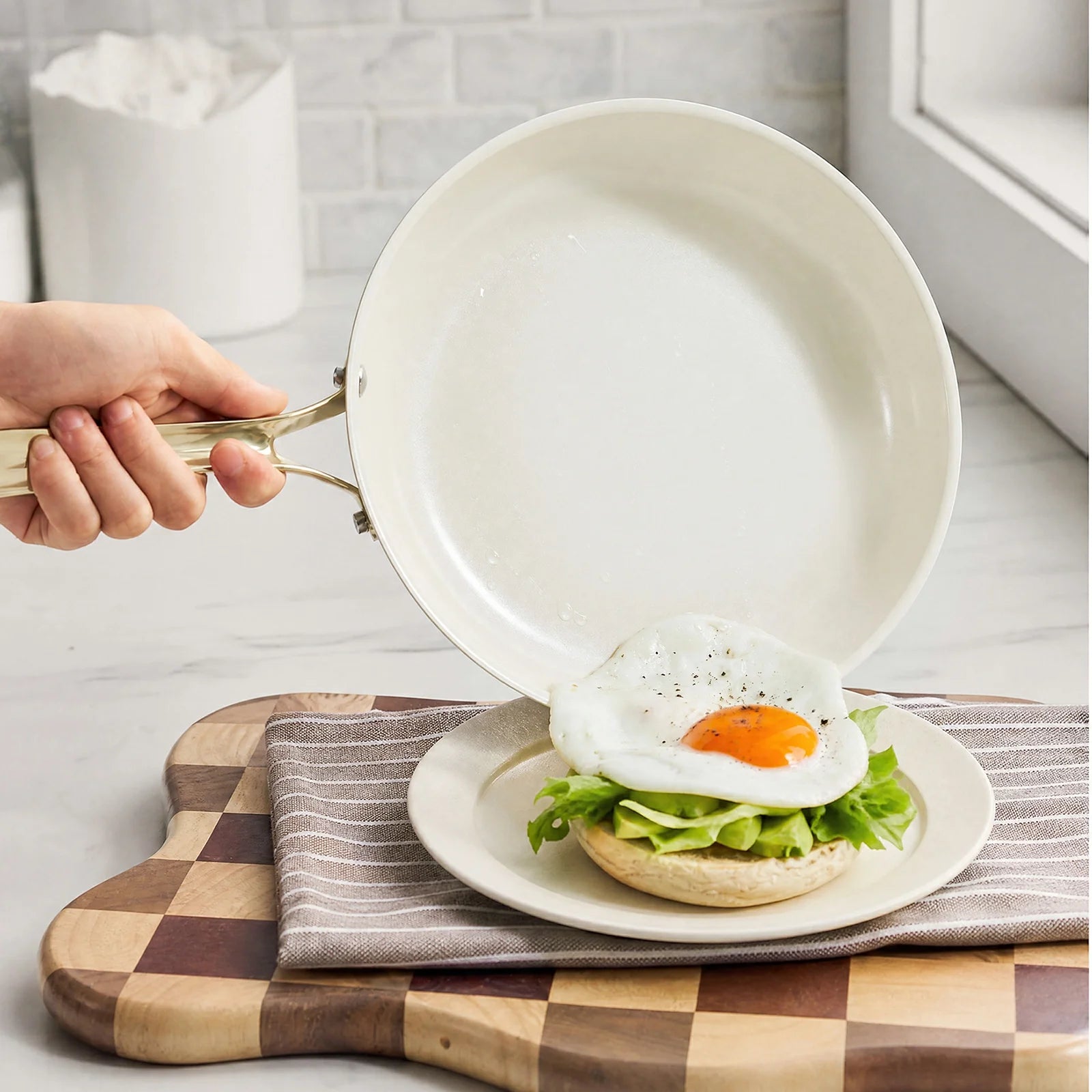 Chef Power Smooth Nonstick White Cookware