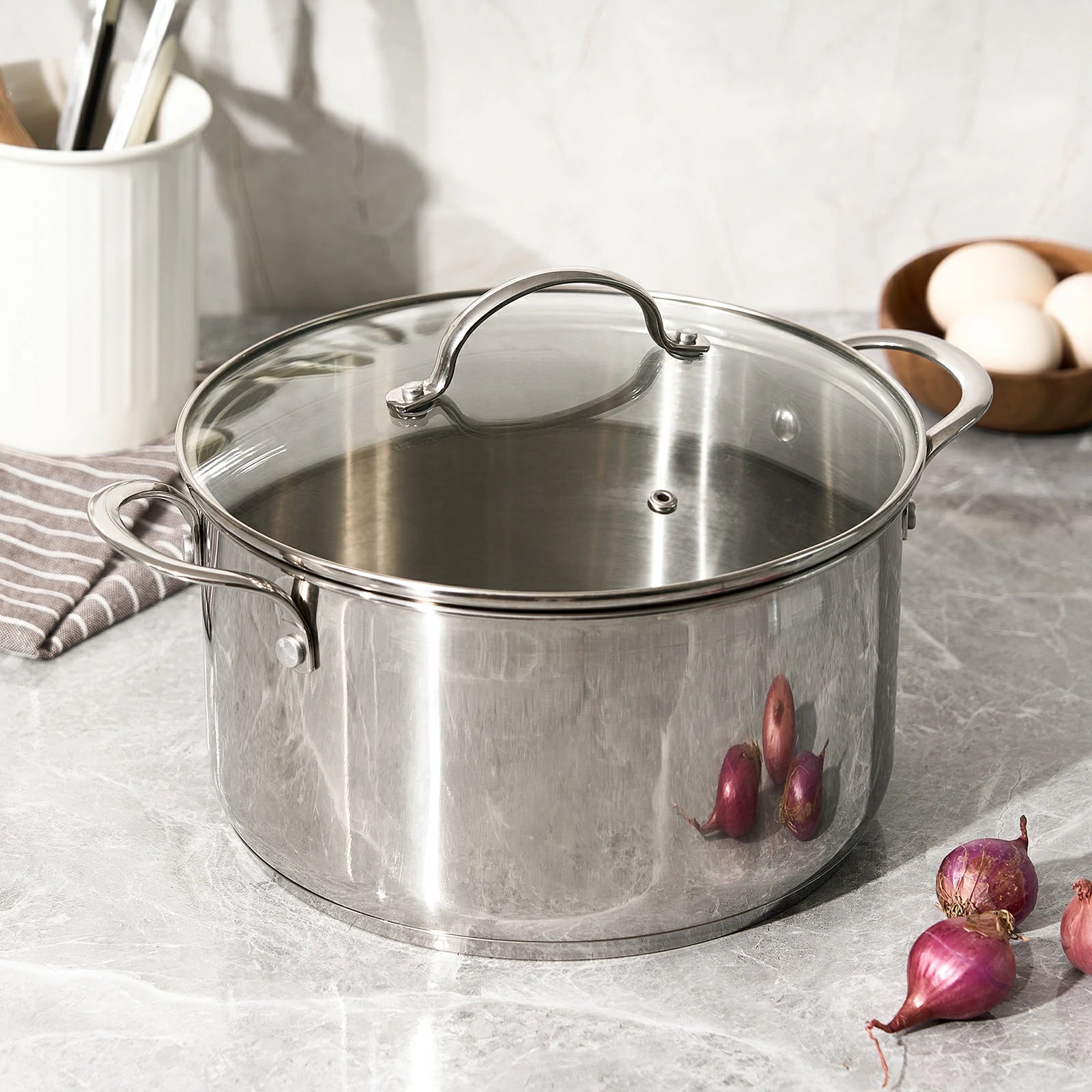 chef power stainless steel stock pot dutch oven high quality