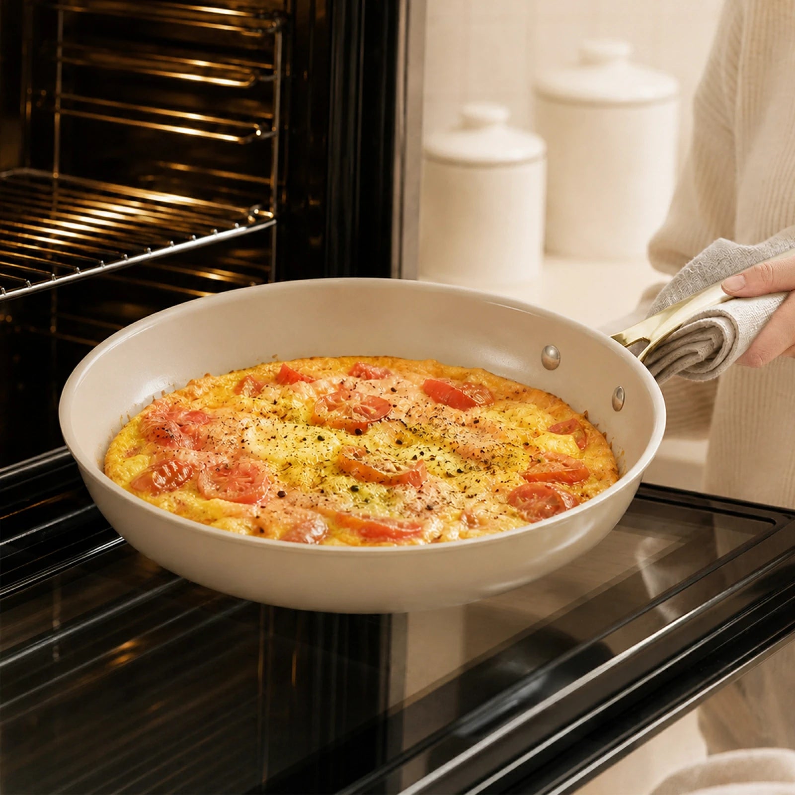 Chef Power Taupe Cookware Oven Safe Smooth Nonstick