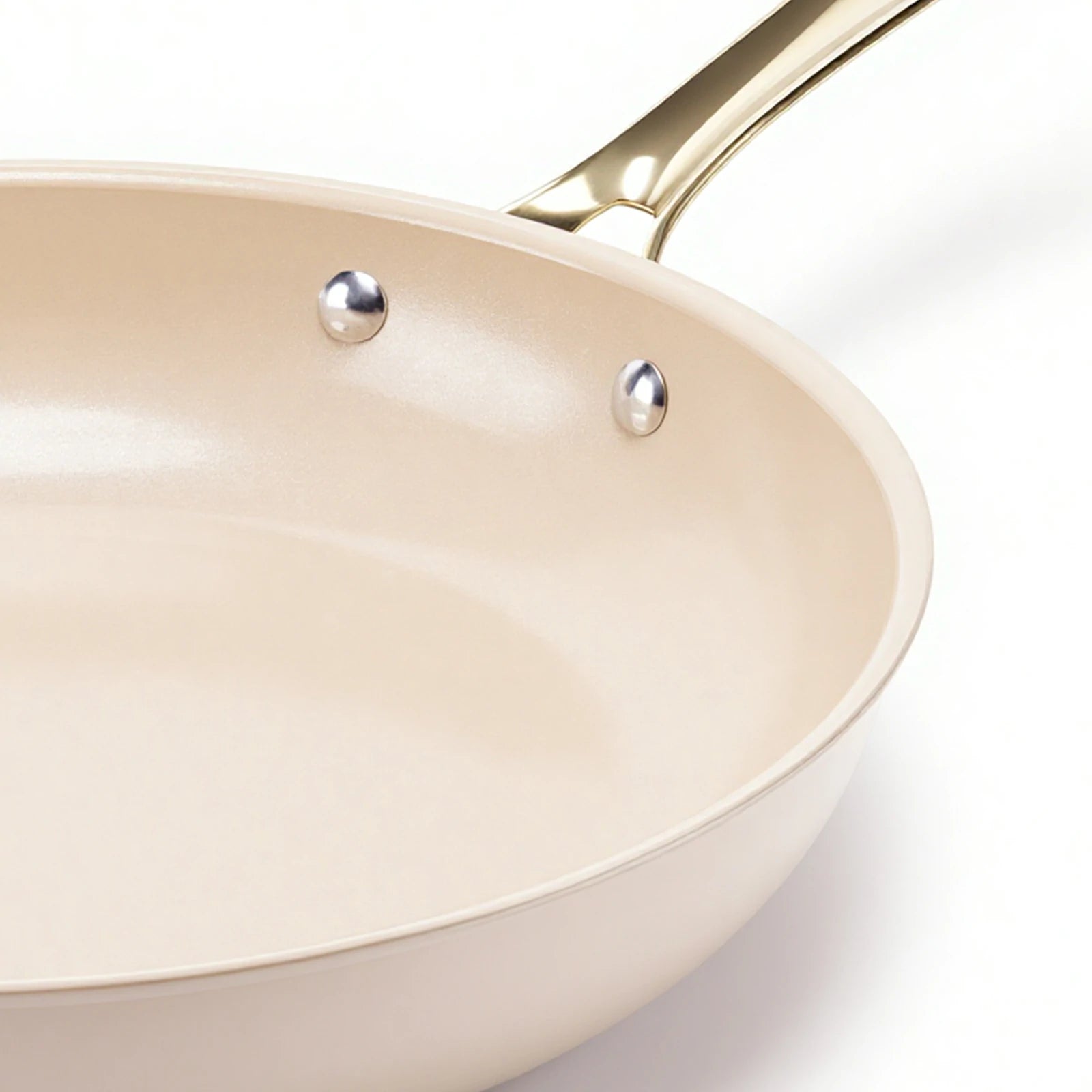 Chef Power Taupe Frying Pan with Riveted Handle