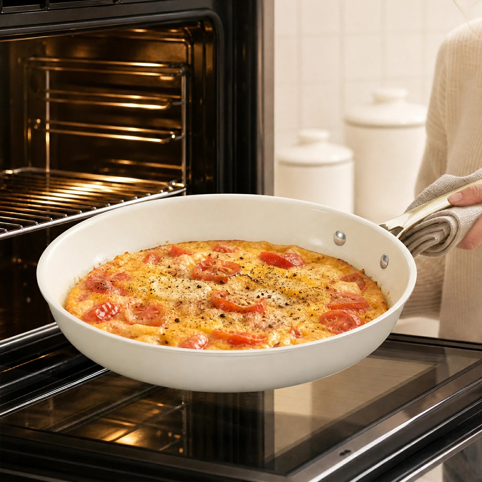 Chef Power White Cookware Oven Safe Smooth Nonstick