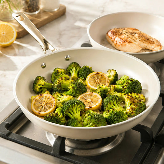 Chef Power White Cookware Suitable for Gas Cooktop