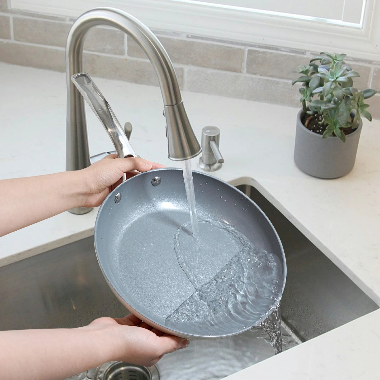 Chef Power Lunaray ceramic nonstick cookware set easy clean