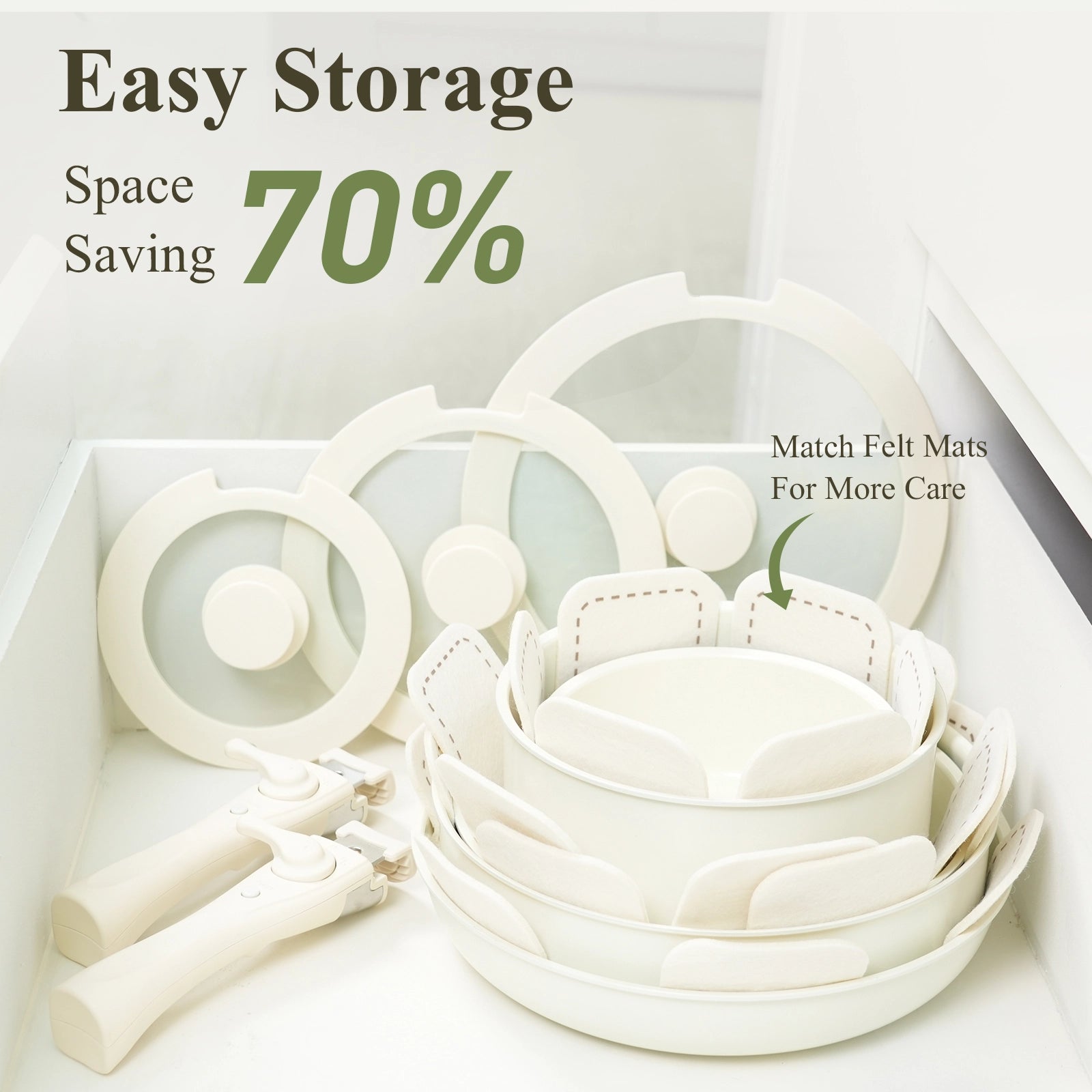 Cookware Set with Mats