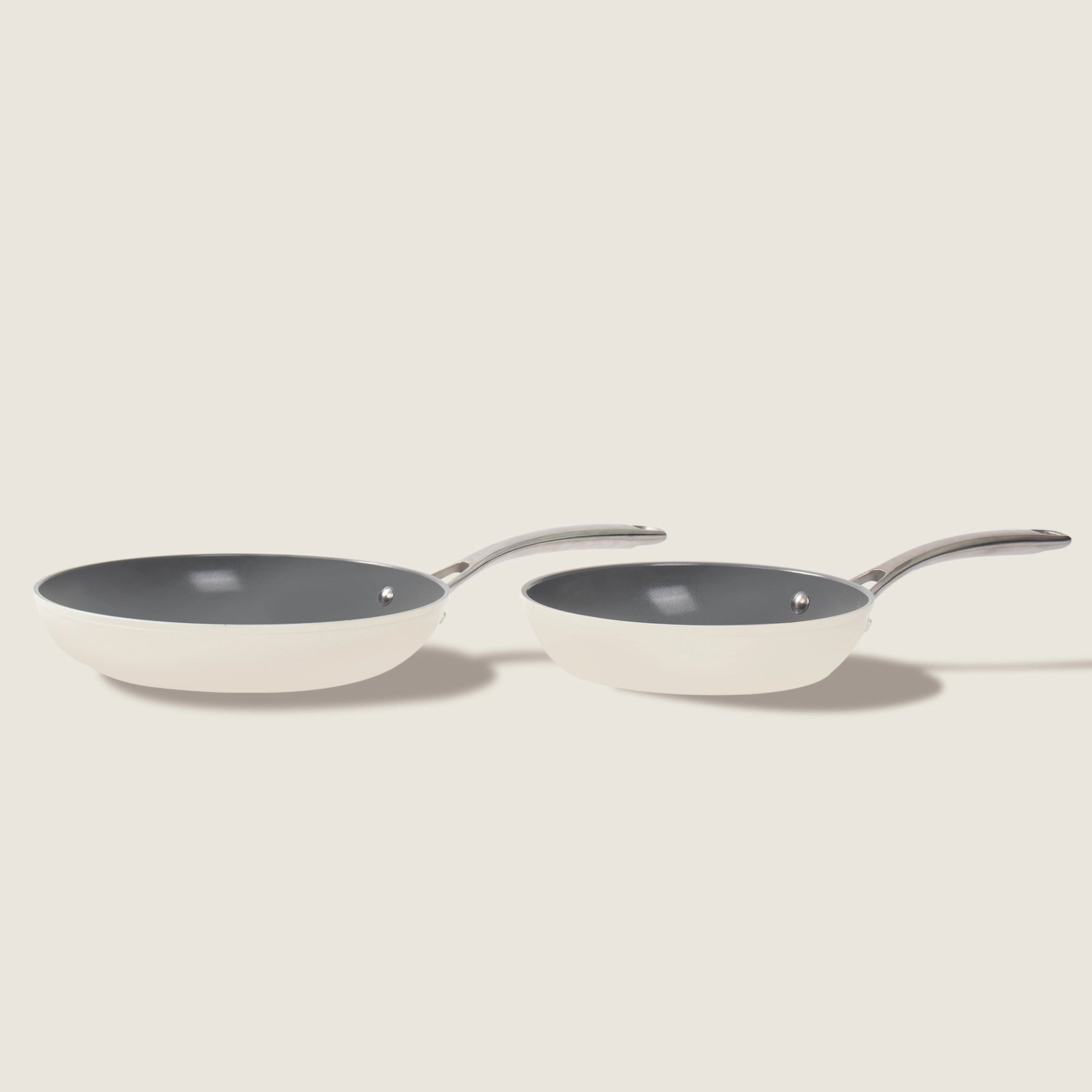 Ultility Silver Ceramic Pans